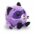 Мягкая игрушка из серии Дразнюка-Zoo – Фиолетовый енот, показывает язык, 13 см.  - миниатюра №3
